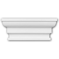 Byblos Regalfront PROFHOME 155003 Zierelement Neo-Klassizismus-Stil weiß von PROFHOME DECOR