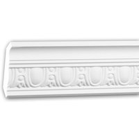 Eckleiste PROFHOME 150200 Zierleiste Stuckleiste Neo-Klassizismus-Stil weiß 2 m - weiß von PROFHOME DECOR