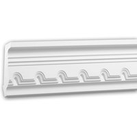 Eckleiste PROFHOME 150283 Zierleiste Stuckleiste Neo-Klassizismus-Stil weiß 2 m von PROFHOME DECOR