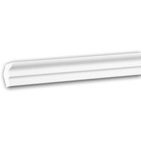 Profhome Decor - Eckleiste profhome 650155 Stuckleiste Zierleiste stoßfest polystyrol Neo-Klassizismus-Stil weiß 2 m von PROFHOME DECOR