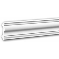 Profhome Decor - Eckleiste profhome 650299 Stuckleiste Zierleiste stoßfest Neo-Klassizismus-Stil weiß 2 m von PROFHOME DECOR