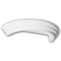 Profhome Decor - Halbsäulen Ring profhome 115300 Säule Zierelement Dorischer Stil weiß von PROFHOME DECOR