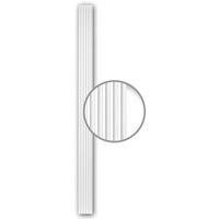 Pilaster Schaft PROFHOME 122010 Zierelement Neo-Klassizismus-Stil weiß von PROFHOME DECOR
