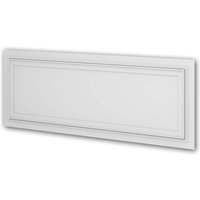 Profhome Decor - 3D Wandpaneel Profhome 159819 Wandvertäfelung Akustikpaneel Türpaneel Zierelement Neo-Klassizismus-Stil weiß 0,75 m2 von PROFHOME DECOR