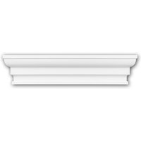 Profhome Decor - Byblos Regalfront profhome 155004 Zierelement Neo-Klassizismus-Stil weiß - weiß von PROFHOME DECOR