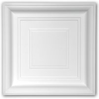 Deckenplatte profhome 157002 Deckenelement Wandpaneel Modernes Design weiß von PROFHOME DECOR