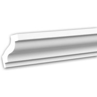 Profhome Decor - Eckleiste profhome 150103 Zierleiste Stuckleiste Neo-Klassizismus-Stil weiß 2 m von PROFHOME DECOR