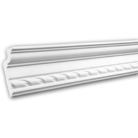 Profhome Decor - Eckleiste profhome 150119 Zierleiste Stuckleiste Neo-Klassizismus-Stil weiß 2 m von PROFHOME DECOR