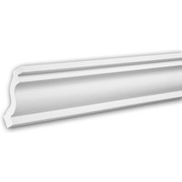 Profhome Decor - Eckleiste profhome 150143 Zierleiste Stuckleiste Neo-Klassizismus-Stil weiß 2 m von PROFHOME DECOR