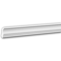 Profhome Decor - Eckleiste profhome 150158 Zierleiste Stuckleiste Neo-Klassizismus-Stil weiß 2 m von PROFHOME DECOR