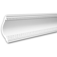 Profhome Decor - Eckleiste profhome 150164 Zierleiste Stuckleiste Neo-Klassizismus-Stil weiß 2 m von PROFHOME DECOR
