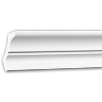 Profhome Decor - Eckleiste profhome 150173F Zierleiste Flexible Leiste Stuckleiste Neo-Klassizismus-Stil weiß 2 m von PROFHOME DECOR