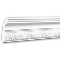 Profhome Decor - Eckleiste profhome 150251 Zierleiste Stuckleiste Zeitloses Klassisches Design weiß 2 m von PROFHOME DECOR