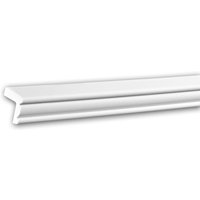 Profhome Decor - Eckleiste profhome 150258F Stuckleiste Flexible Leiste Zierleiste Neo-Klassizismus-Stil weiß 2 m von PROFHOME DECOR