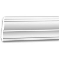 Profhome Decor - Eckleiste profhome 150288 Zierleiste Stuckleiste Neo-Klassizismus-Stil weiß 2 m von PROFHOME DECOR