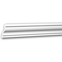 Profhome Decor - Eckleiste profhome 650103 Stuckleiste Zierleiste stoßfest Neo-Klassizismus-Stil weiß 2 m von PROFHOME DECOR
