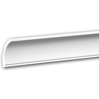 Profhome Decor - Eckleiste profhome 650172 Stuckleiste Zierleiste stoßfest Modernes Design weiß 2 m von PROFHOME DECOR
