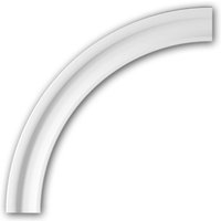 Profhome Decor - Flexibler Bogenrahmen 487031F Profhome Fassadenelement Fensterumrandung Zierelement Modernes Design weiß von PROFHOME DECOR