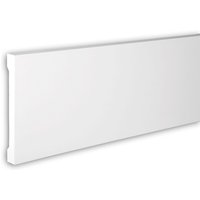 Profhome Decor - Friesleiste 403101 Profhome Fassadenprofil Zierleiste Stuckleiste Modernes Design weiß 2 m von PROFHOME DECOR