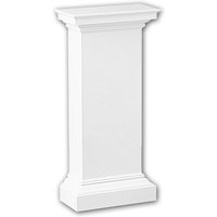 Halbsäulen Postament profhome 118002 Säule Zierelement Dorischer Stil weiß - weiß von PROFHOME DECOR