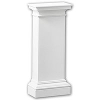 Halbsäulen Postament profhome 118003 Säule Zierelement Dorischer Stil weiß - weiß von PROFHOME DECOR