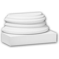 Profhome Decor - Halbsäulen Sockel profhome 117900 Säule Zierelement Zeitloses Klassisches Design weiß - weiß von PROFHOME DECOR