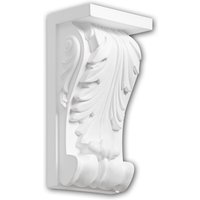 Konsole profhome 119010 Wandboard Zierelement Korinthischer Stil weiß von PROFHOME DECOR