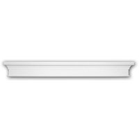 Profhome Decor - Pediment profhome 163002 Türumrandung Zeitloses Klassisches Design weiß von PROFHOME DECOR