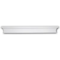 Profhome Decor - Pediment profhome 163001 Türumrandung Zeitloses Klassisches Design weiß von PROFHOME DECOR