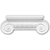 Profhome Decor - Pilaster Kapitell profhome 121006 Zierelement Ionischer Stil weiß - weiß von PROFHOME DECOR