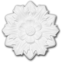 Rosette profhome 156011 Deckenelement Zierelement Neo-Renaissance-Stil weiß ø 19,8 cm - weiß von PROFHOME DECOR