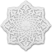 Profhome Decor - Rosette Profhome 156501 Medallion Zierelement Muslimische architektonische Ornamente Marokkanischer Stil Islamische Ornamentik weiß Profhome Decor - Rosette Profhome 156501 Medallion Zierelement Muslimische architektonische Ornamente Marokkanischer Stil Islamische Ornamentik weiß von PROFHOME DECOR
