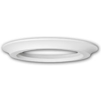 Profhome Decor - Vollsäulen Ring profhome 111100 Säule Zierelement Dorischer Stil weiß - weiß von PROFHOME DECOR