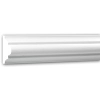 Profhome Decor - Wand- und Friesleiste profhome 151308 Stuckleiste Zierleiste Wandleiste Neo-Klassizismus-Stil weiß 2 m von PROFHOME DECOR