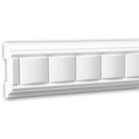Profhome Decor - Wand- und Friesleiste profhome 151309F Stuckleiste Flexible Leiste Zierleiste Zeitloses Klassisches Design weiß 2 m von PROFHOME DECOR