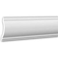 Profhome Decor - Wand- und Friesleiste profhome 151360 Stuckleiste Zierleiste Friesleiste Neo-Klassizismus-Stil weiß 2 m von PROFHOME DECOR