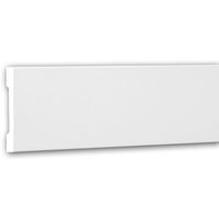 Profhome Decor - Wand- und Friesleiste profhome 151362 Stuckleiste Zierleiste Friesleiste Modernes Design weiß 2 m von PROFHOME DECOR