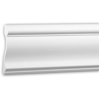 Profhome Decor - Wand- und Friesleiste profhome 151367 Stuckleiste Zierleiste Friesleiste Neo-Klassizismus-Stil weiß 2 m von PROFHOME DECOR