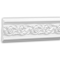 Profhome Decor - Wand- und Friesleiste profhome 151320 Stuckleiste Zierleiste Wandleiste Rokoko Barock Stil weiß 2 m - weiß von PROFHOME DECOR