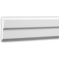 Profhome Decor - Wand- und Friesleiste profhome 151342 Stuckleiste Zierleiste Wandleiste Modernes Design weiß 2 m von PROFHOME DECOR