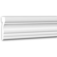 Profhome Decor - Wand- und Friesleiste profhome 151354F Stuckleiste Flexible Leiste Zierleiste Neo-Klassizismus-Stil weiß 2 m von PROFHOME DECOR