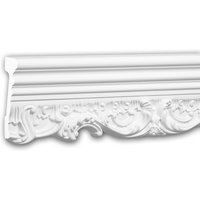 Profhome Decor - Wand- und Friesleiste profhome 151368 Stuckleiste Zierleiste Friesleiste Neo-Renaissance-Stil weiß 2 m von PROFHOME DECOR