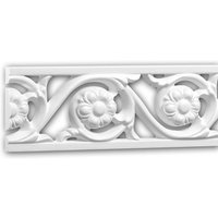 Profhome Decor - Wand- und Friesleiste profhome 151369 Stuckleiste Zierleiste Friesleiste Rokoko Barock Stil weiß 2 m von PROFHOME DECOR