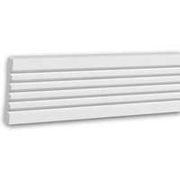 Profhome Decor - Wand- und Friesleiste profhome 151370F Stuckleiste Flexible Leiste Zierleiste Modernes Design weiß 2 m von PROFHOME DECOR