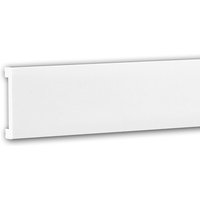 Profhome Decor - Wand- und Friesleiste profhome 651363 Stuckleiste Zierleiste stoßfest Friesleiste Modernes Design weiß 2 m von PROFHOME DECOR