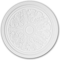 Rosette profhome 156034 Zierelement Deckenelement Neo-Klassizismus-Stil weiß ø 51,2 cm - weiß von PROFHOME DECOR