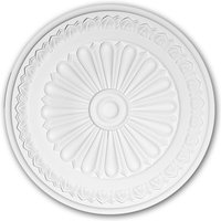 Rosette profhome 156037 Zierelement Deckenelement Neo-Klassizismus-Stil weiß ø 33 cm - weiß von PROFHOME DECOR