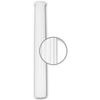 Vollsäulen Schaft profhome 112030 Säule Zierelement Neo-Klassizismus-Stil weiß - weiß von PROFHOME DECOR