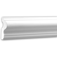 Wand- und Friesleiste PROFHOME 151302 Stuckleiste Zierleiste Wandleiste Neo-Klassizismus-Stil weiß 2 m von PROFHOME DECOR