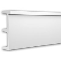 Profhome Decor - Wand- und Friesleiste profhome 151604 Stuckleiste Zierleiste Friesleiste Modernes Design weiß 2 m - weiß von PROFHOME DECOR